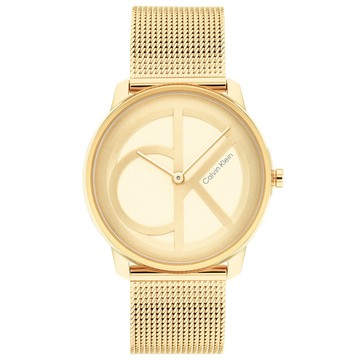 Calvin Klein CK 大LOGO時尚米蘭帶腕錶 35MM ( CK25200034 )