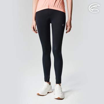 ADISI 女長自行車褲AP2212065 (XS-XL) 黑色/桃粉橘線｜彈性 快乾 吸濕排汗 抗紫外線 防曬 抗UV 單車褲