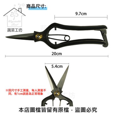 隆光芽切剪195mm(刃長摘花鋏 ｼﾉｷﾞ付 金止)(日本進口)