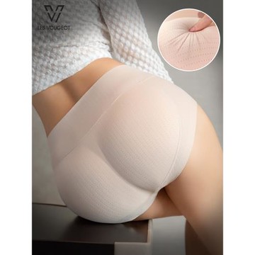 假屁股提臀內褲自然款乳膠加墊內褲蜜桃臀無痕豐臀豐胯翹臀神器