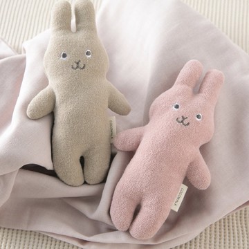 【cocowalk】日本棉質安撫兔兔玩偶 (兩色可選)