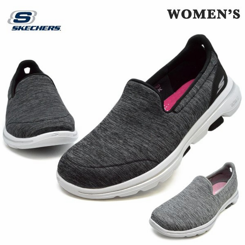 Skechers スケッチャーズ レディース スニーカー スリッポン Bkw Gry Gowalk 5 Honor ゴーウォーク ファイブ オナー 通販 Lineポイント最大0 5 Get Lineショッピング