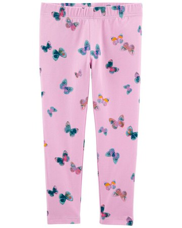 Kid Butterfly Capri Leggings