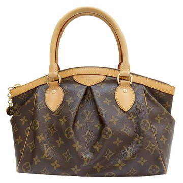 【二手名牌BRAND OFF】LOUIS VUITTON LV 路易威登【再降價】 棕色 原花 帆布 Tivoli PM 手提包 M40143
