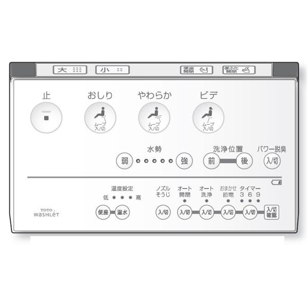 TCM1008N TOTO ウォシュレットリモコン （CES949、CES949P