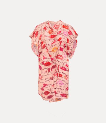 Vivienne Westwood Edie Dress Printed Raso Twill Kisses 38 Women