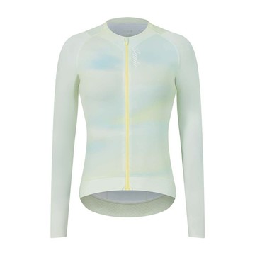 Santic 騎行服女式長袖自行車襯衫透氣防紫外線 Dri-fit 3 口袋 TL25C01185Y