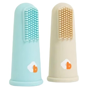 CHIC BASICS 乳牙刷組  藍色 + 黃色  1組  2個