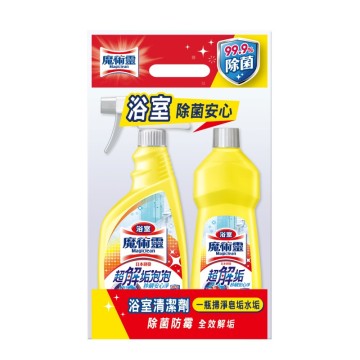 魔術靈浴室檸檬香 噴槍瓶+經濟瓶