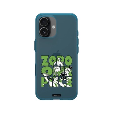 iPhone 17 Clear (相機按鈕) 夜幕藍 - 航海王 One Piece - 索隆十郎．ONEPIECE