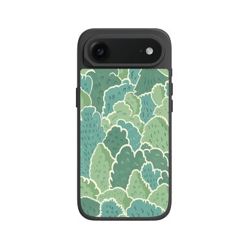 iPhone Air SolidX 黑 - 花花草草 / Flowers & Plants - 靜謐森林