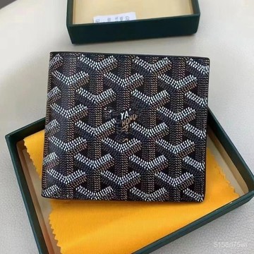 韓版潮流⭐ 錢夾狗丫對折錢包 短款男士錢包 通用男女新款外貿印花時尚多卡位短錢夾 短夾 錢夾 皮夾 零錢包