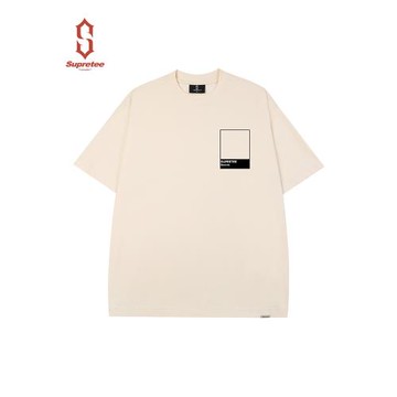 歐美簡約時尚休閑短袖T恤男大碼寬松純棉百搭打底半袖胖子衣服