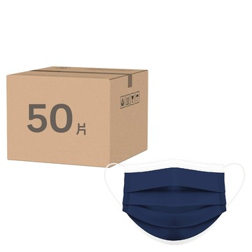 CareMax 凱瑪適 醫療口罩 成人 17.5 x 9.5cm  50片  深藍色  1盒