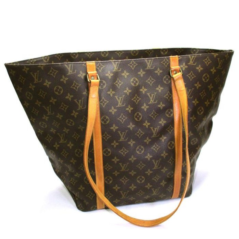 中古】LOUIS VUITTON サック ショッピング 旧型 ショルダーバッグ トートバッグ モノグラム M51108 | LINEショッピング