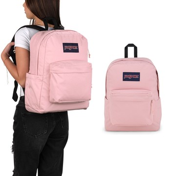 Jansport 後背包 Superbreak Plus 玫瑰粉 15吋 減壓背帶 筆電包 雙肩包 背包 包包 JS0A4QUE7N8