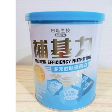 (10%蝦幣回饋/免運) 台鹽生技 補基力 多元胜肽優蛋白 (350g/罐)x1罐 專利鉑金級優蛋白限定 優質蛋白