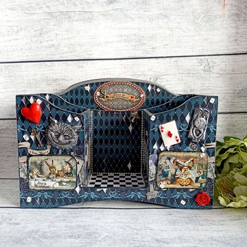 愛麗絲桌上收納盒, 刷具收納, 化妝品收納, 美妝盒, 化妝品收納