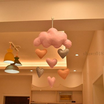 🎀臺灣出貨🎀月亮雲朵星星掛飾六一兒童節裝飾兒童帳篷配飾幼兒園走廊空中吊飾 房間裝飾擺件 教室佈置 生日布置 房間佈置