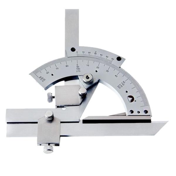 一般的なツール炭素鋼分度器角度ファインダー、0-320度、耐久性、正確
