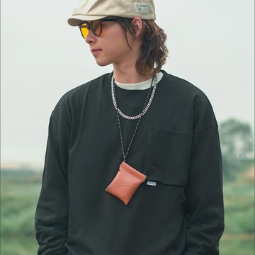 日系掛脖鑰匙零錢彈片包 se1225 零錢包 鑰匙包 耳機包 隨身包