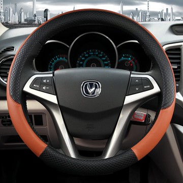 長安金牛星 歐力威 歐諾 星光星卡方向盤套真皮汽車把套手縫環保