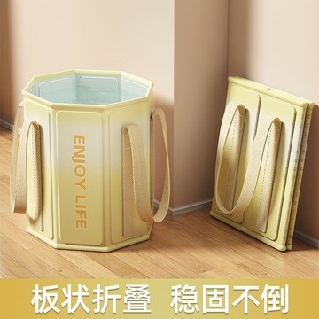 48h出貨丶泡腳桶家用過小腿摺疊過膝洗腳盆宿舍保溫養生泡腳袋可攜式足浴桶