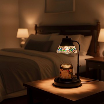 【Les nez 香鼻子】七彩香氛融蠟燈 (土耳其風手工玻璃