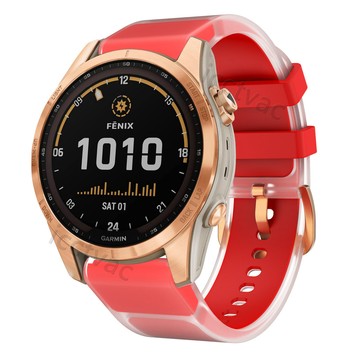 【免運】20mm 佳明Fenix7s快拆冰川透氣錶帶Garmin Fenix7sPro硅膠腕帶 5S 20mm佳明錶帶