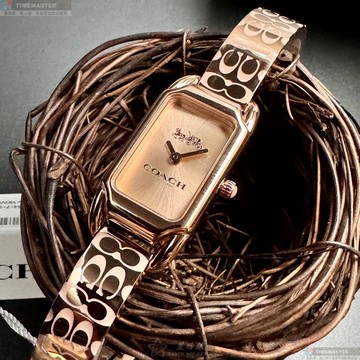 [星晴錶業]COACH手錶,18mm, 28mm,CH00240玫瑰金色錶面玫瑰金錶殼玫瑰金色精鋼錶帶款