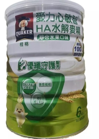 桂格 愛力心敏智HA水解麥精 綜合水果口味