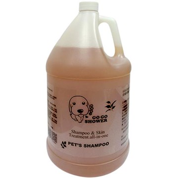 GOGOSHOWER-義大利進口燕麥保濕寵物沐浴乳- 1加侖