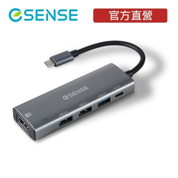 Esense 逸盛 Type-C TO HDMIUSBPD轉接器 H546