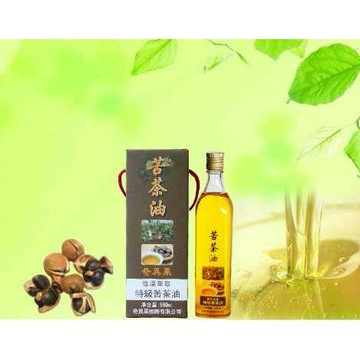 苦茶油100% 脫殼鮮榨 (560±10ml/瓶) ※購買即加贈苦茶油手工皂一塊
