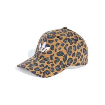 Adidas LEO BB CAP 棕黑色 可調式 D 型環 豹紋 棒球帽 JW8034