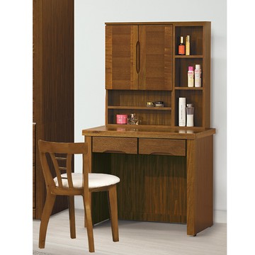 【顛覆設計】落美雅3尺化妝鏡台(含椅)