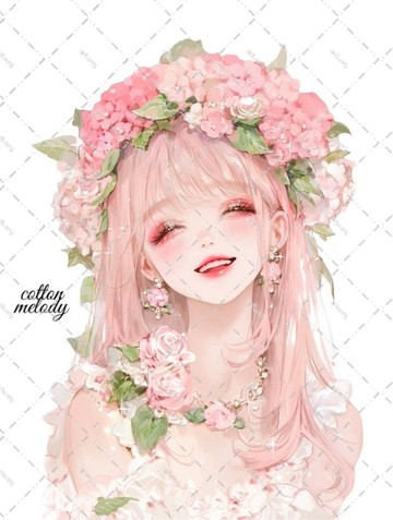 original sticker no.5718 人物貼紙 原創貼紙 人物貼紙 女孩貼紙 原創人物貼紙