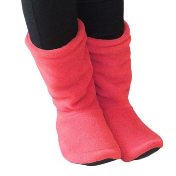 Cotton Field 棉花田傢飾 NuKME 時尚居家保暖靴  22.5~24.5cm  珊瑚粉