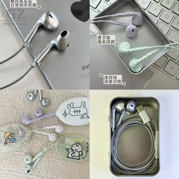 y2k金屬銀星星有線耳機 高級感ins風 入耳式耳機 適用手機/平板 通用耳機 線控耳機 有線耳機 支持通話 帶麥克風