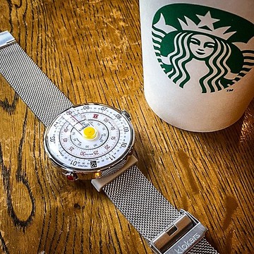 KLOK-01-D1黃色錶頭+米蘭錶帶 加碼贈送零錢包