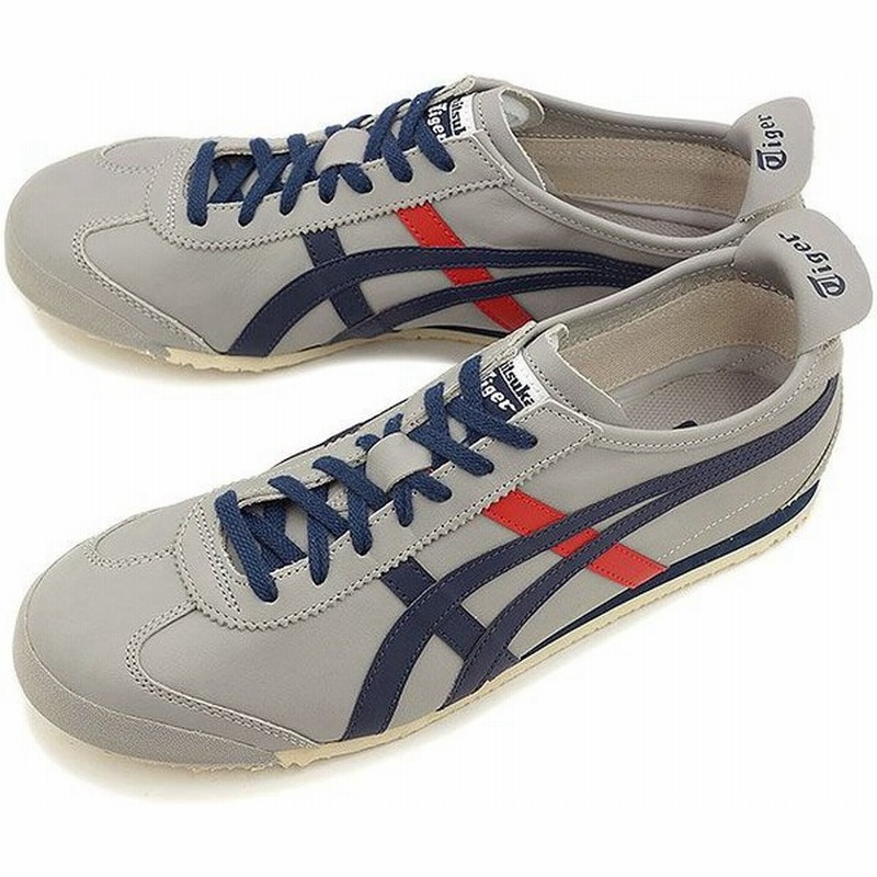 オニツカタイガー Onitsuka Tiger メンズ レディース スニーカー メキシコ66 ライトグレー ネイビー Th4j2l 1350 Ss15 Bp 通販 Lineポイント最大0 5 Get Lineショッピング