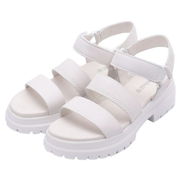 Timberland LONDON VIBE 厚底涼鞋 A629REM2  25cm  白色