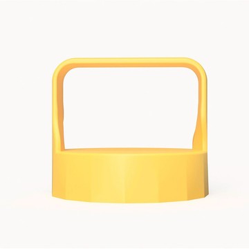 Wattle組件∣上蓋_提把_黃色