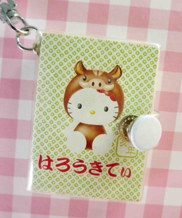 【震撼精品百貨】Hello Kitty 凱蒂貓~KITTY限量鑰匙圈-生肖小書系列-豬