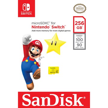 SanDisk NT256 256G Micro SDXC 256GB 記憶卡 / U3 / 讀100寫90 / Sandisk Nintendo Switch 指定專