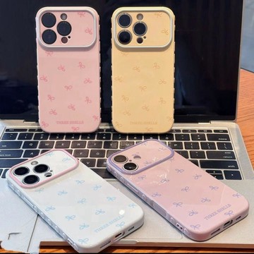 ✨新品上市✨小众蝴蝶结适用苹果17pro/18手机壳iphone16/15/14/13少女12/11软蘋果18手機殼
