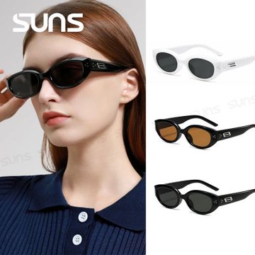 【SUNS】時尚精品貓眼太陽眼鏡 高品質TR90偏光墨鏡 潮流明星款 輕量 防眩光 抗UV400 S2337