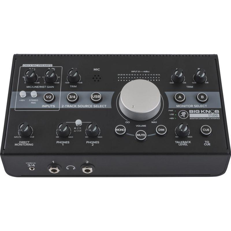 MACKIE レベルコントロール音源 モニタースピーカーコントローラー USBインターフェース Big Knob Studio 国内正規品