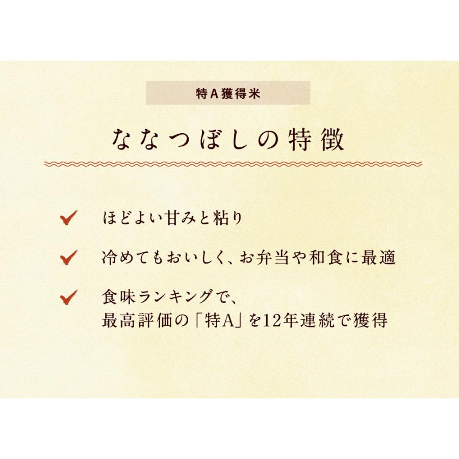 新米 北海道産ななつぼし 5kg（5kg×1袋）  送料無料 令和5年産 ななつぼし 精米 お米 米 北海道産 5kg（北海道・沖縄別途送料）（配達日・時間指定は不可）