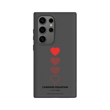 Galaxy S24 Ultra SolidSuit 黑 - Valentine's Day Collection - 愛的方程式：心動頻率（紅）